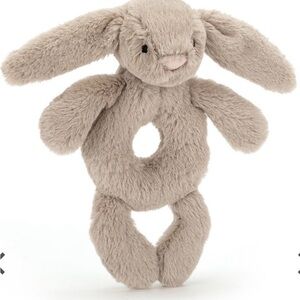 Jellycat Bashful Bunny Ring Rattle - Beige